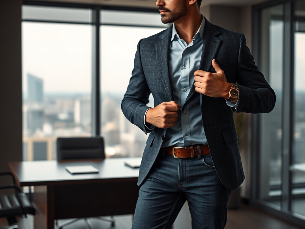 mcwebdesign.ro | Cum să porți blugii slim fit la birou?